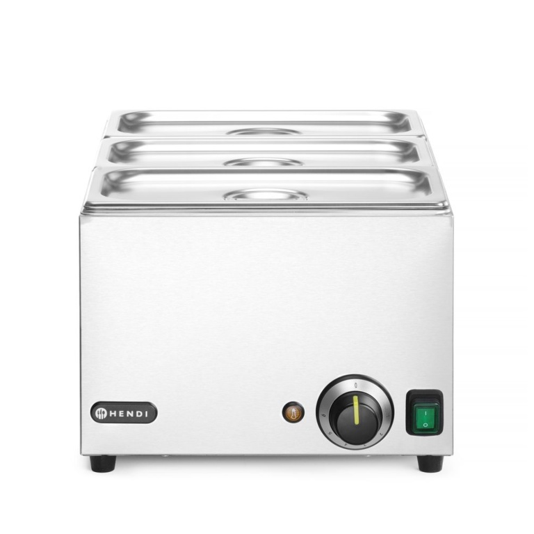 Set Bain-marie Ranger + 3 x bac GN 1/3 avec couvercle