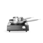 Set : Plaque de cuisson à induction 3500W + casserole + poêle