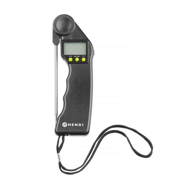 Thermomètre numérique avec sonde pliable