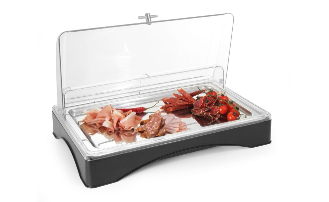 Vitrine réfrigérante avec couvercle - Gastronorme 1/1_2