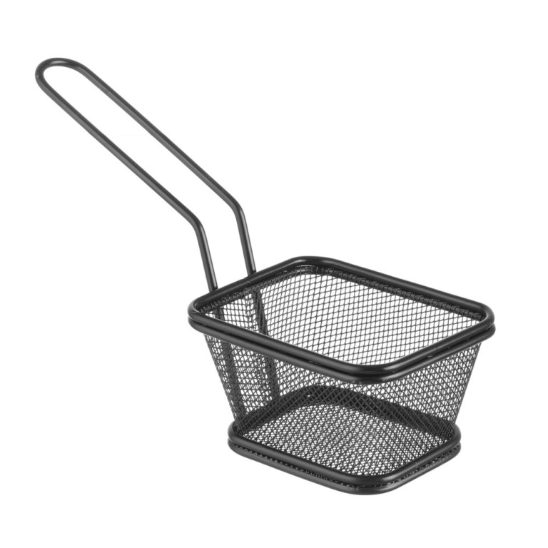 Paniers à frites miniatures empilables noirs_2