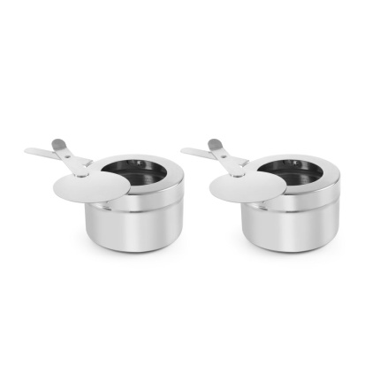 Support pour boîte à pâte combustible pour chafing dish - 2 pièces