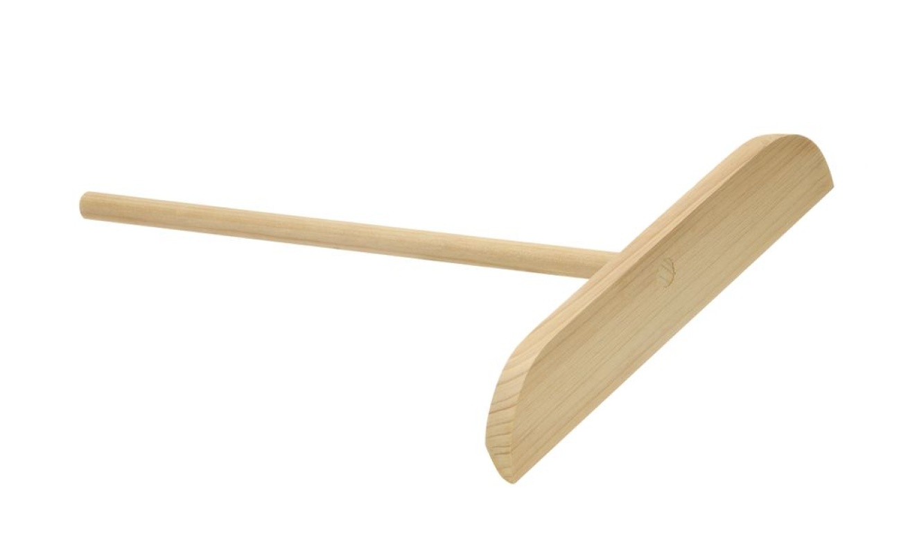Raclette à crêpe en bois