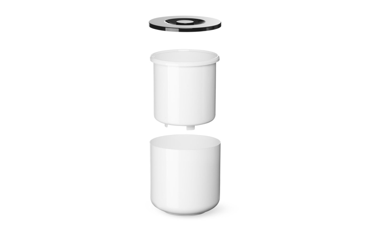Seau à glaçons blanc double paroi_2