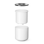 Seau à glaçons blanc double paroi_2