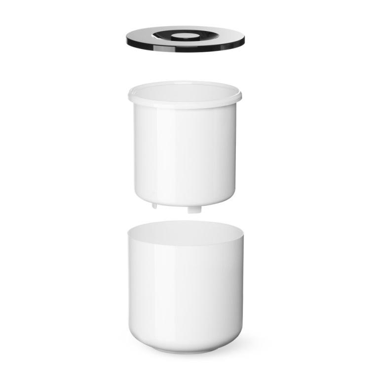 Seau à glaçons blanc double paroi_2