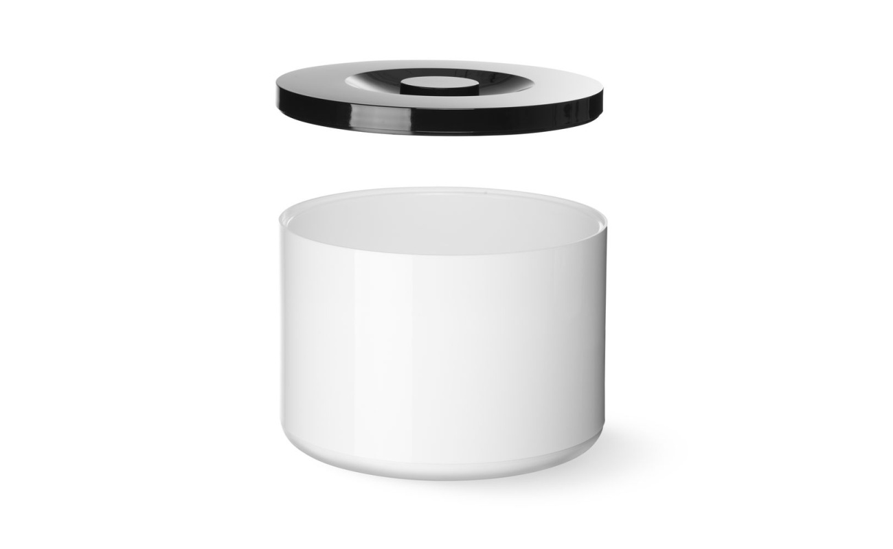 Seau à glaçons blanc double paroi_2