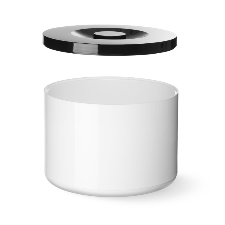 Seau à glaçons blanc double paroi_2