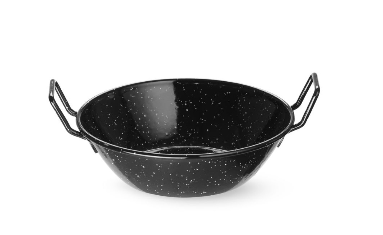 Plats paëlla émaillés