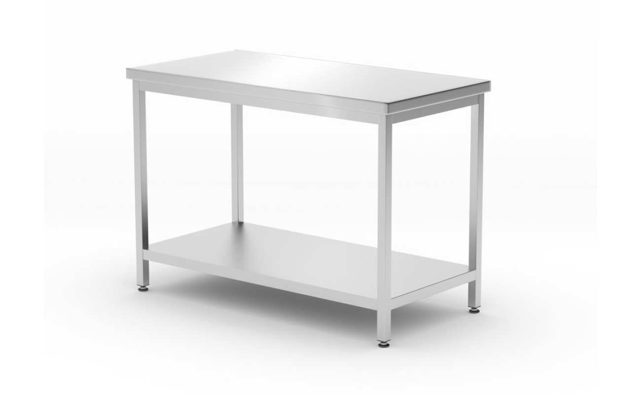 Table centrale avec étagère – vissée