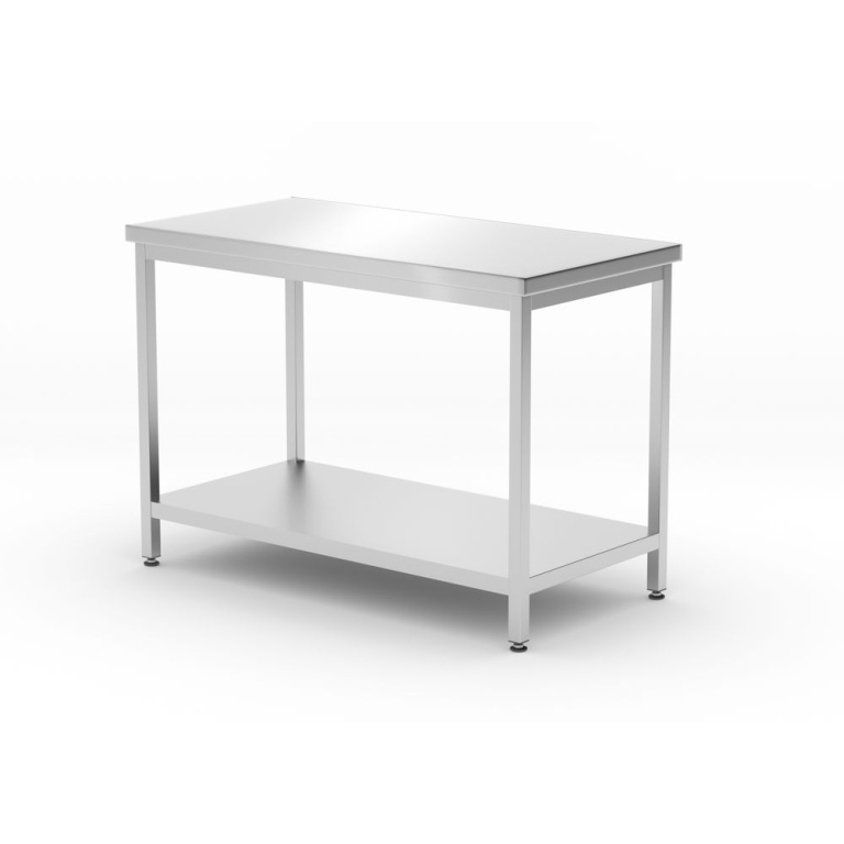 Table centrale avec étagère – vissée