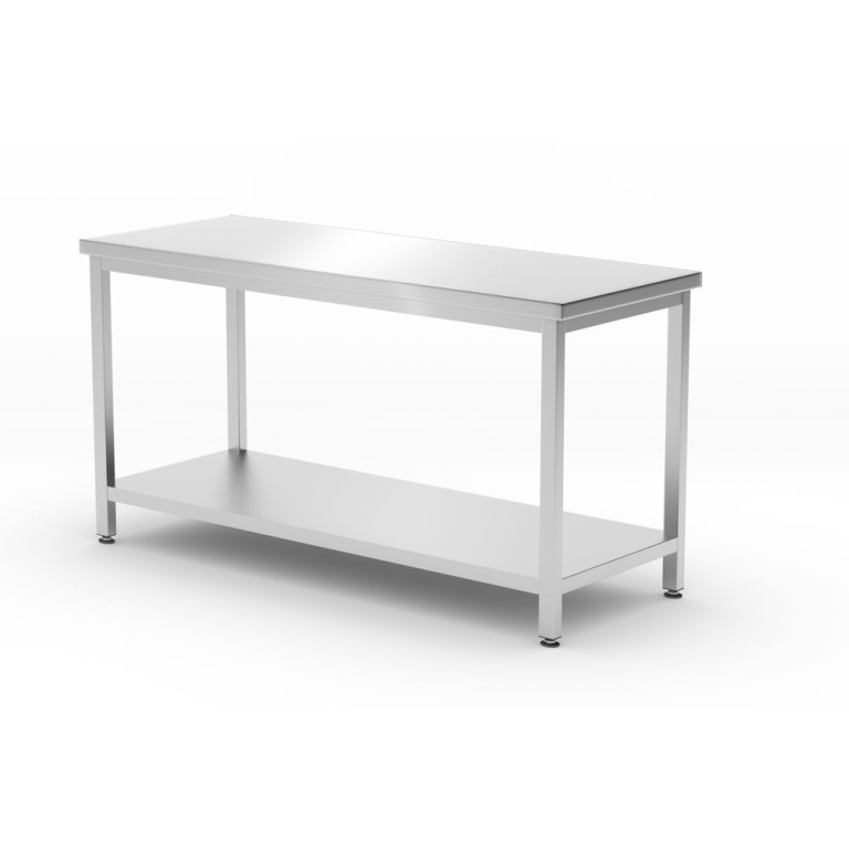Table centrale avec étagère – vissée