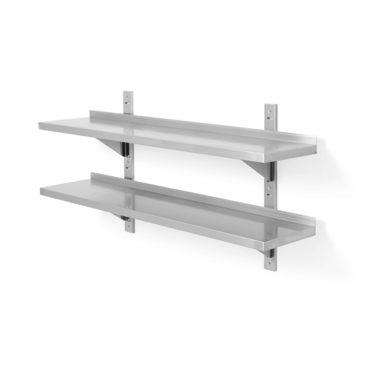 Étagère murale double