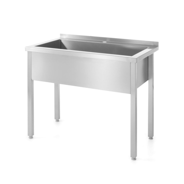 Table avec évier simple – soudée