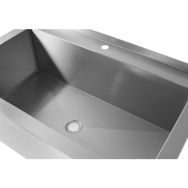 Table avec évier simple – soudée_2