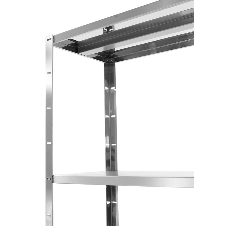 Rack de stockage avec 4 étagères pleines – vissé_2
