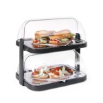 Vitrine à couvercle coulissant roll-top Duo UNIQ - double_3