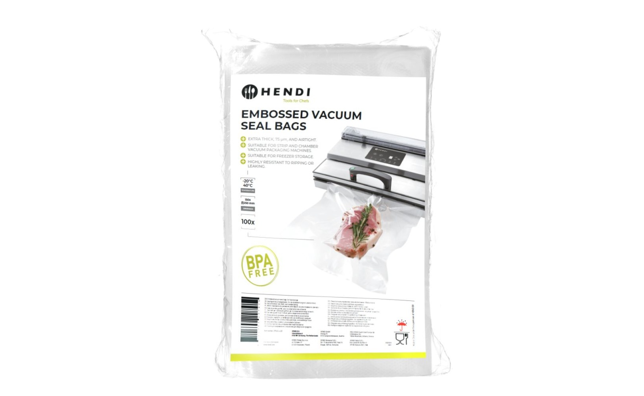 Sacs sous vide gaufrés
