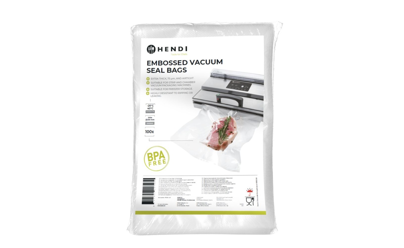 Sacs sous vide gaufrés