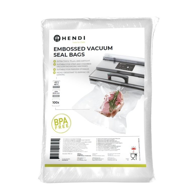 Sacs sous vide gaufrés