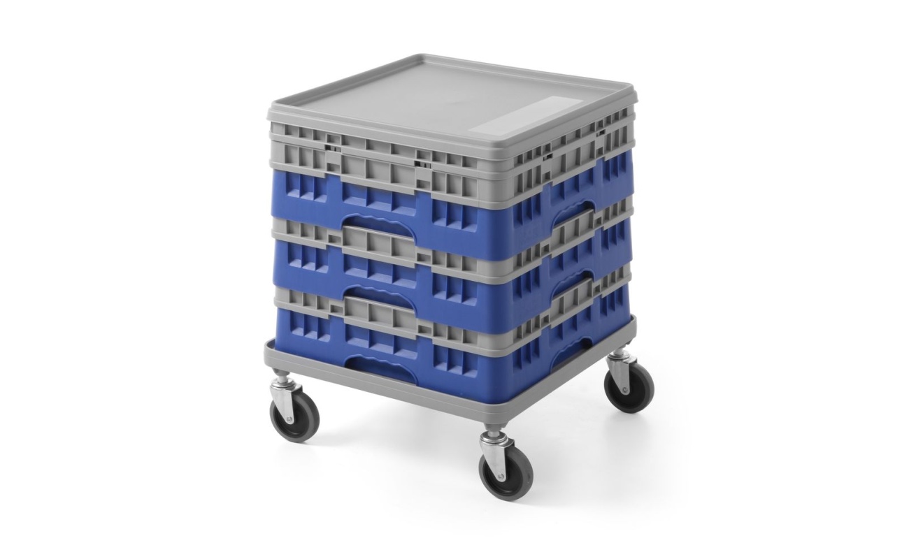 Chariot pour casiers de lavage universels de 500 × 500 mm_2