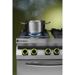 HENDI 225882 Cuisinière à gaz 4 feux avec four à convection GN 1/1 – Image 8