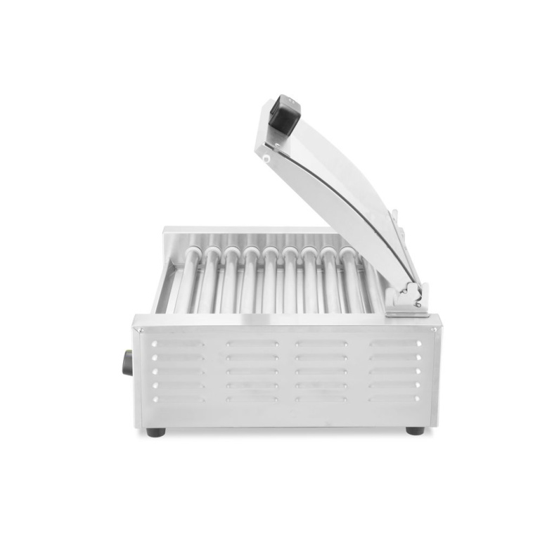 Grill roulant pour saucisses - 2 zones avec couvercle pour économie d'énergie_2