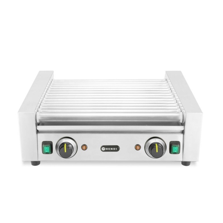 Grill roulant pour saucisses-  2 zones