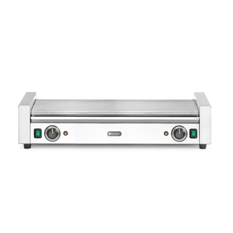 Grill roulant pour saucisses XL - 2 zones