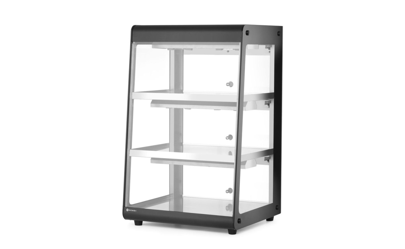 Vitrine de table chauffante