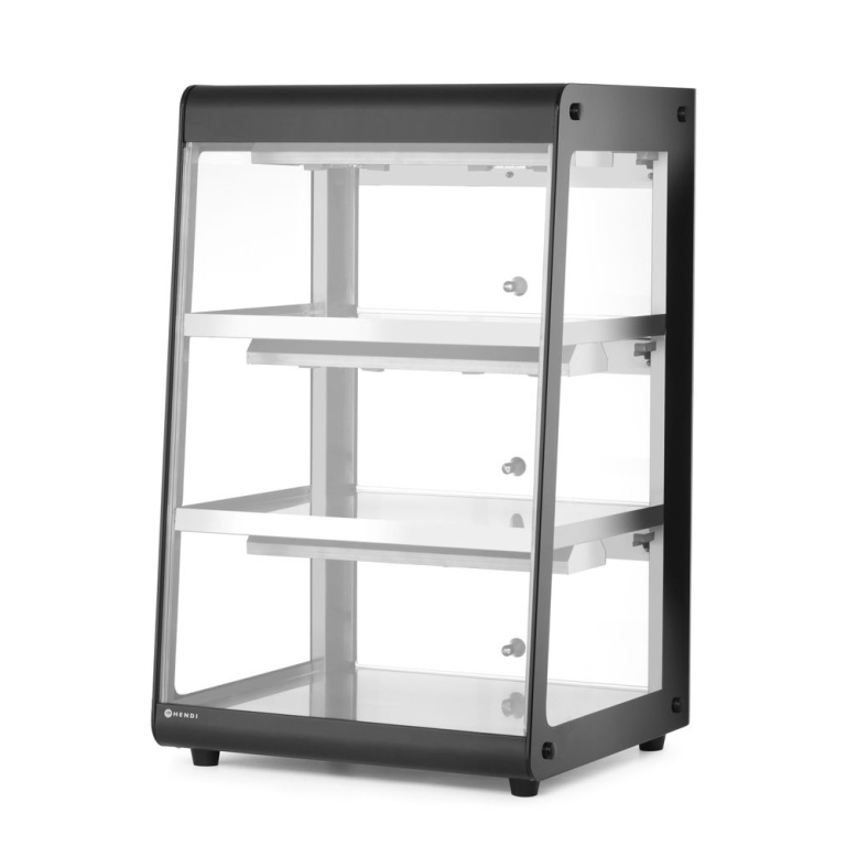 Vitrine de table chauffante