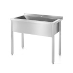Table avec évier simple – soudée