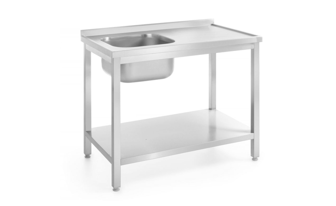 Table d’évier avec étagère – vissée