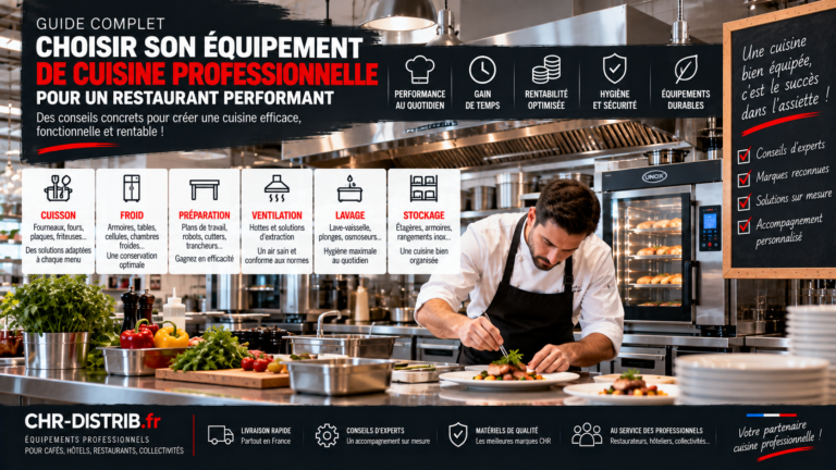 choisir le bon équipement de cuisine pour votre restaurant