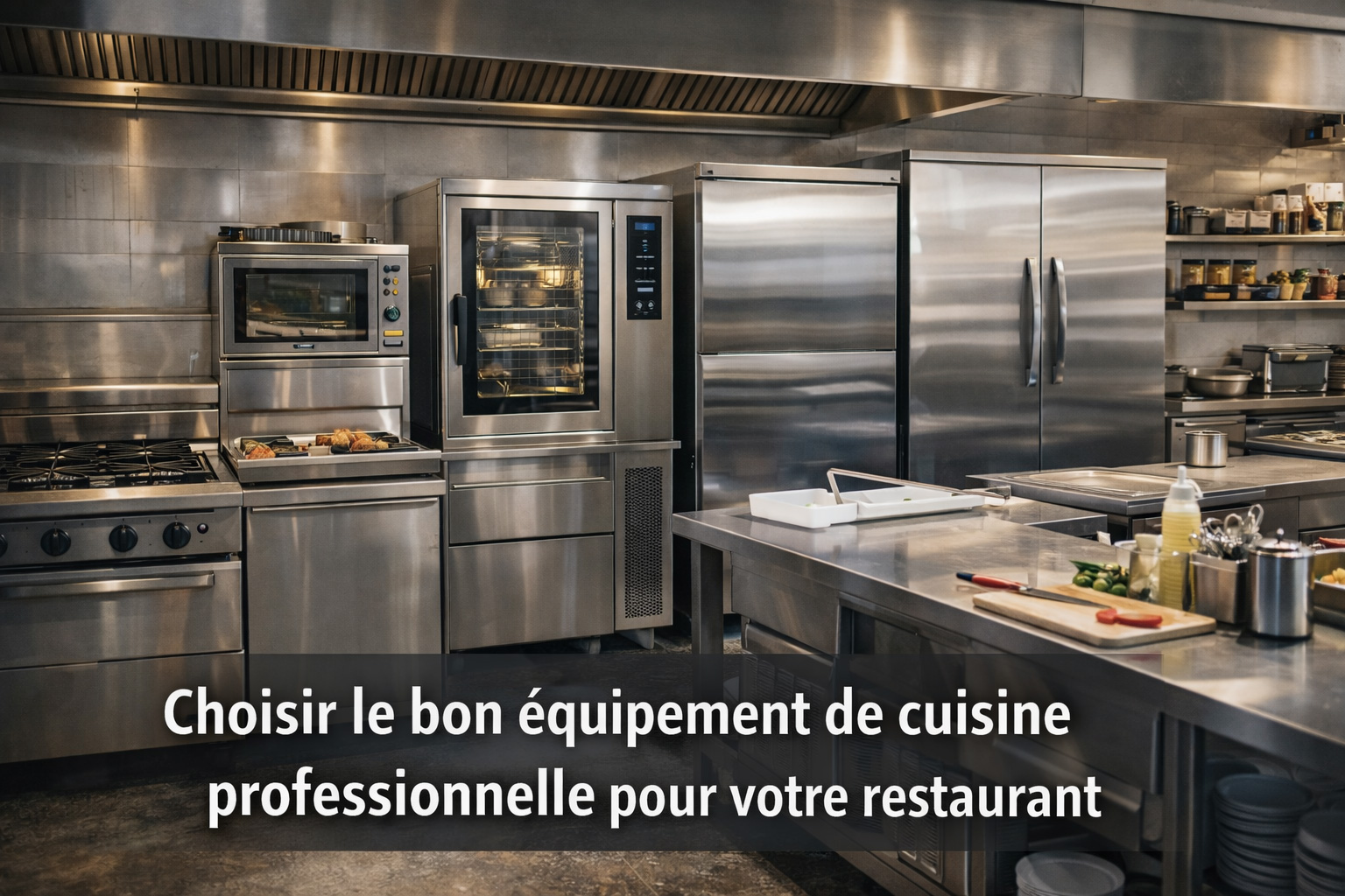 choisir le bon équipement de cuisine pour votre restaurant