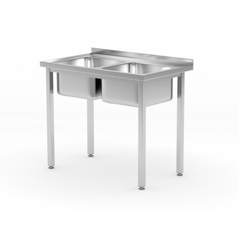 Table avec 2 éviers – vissées