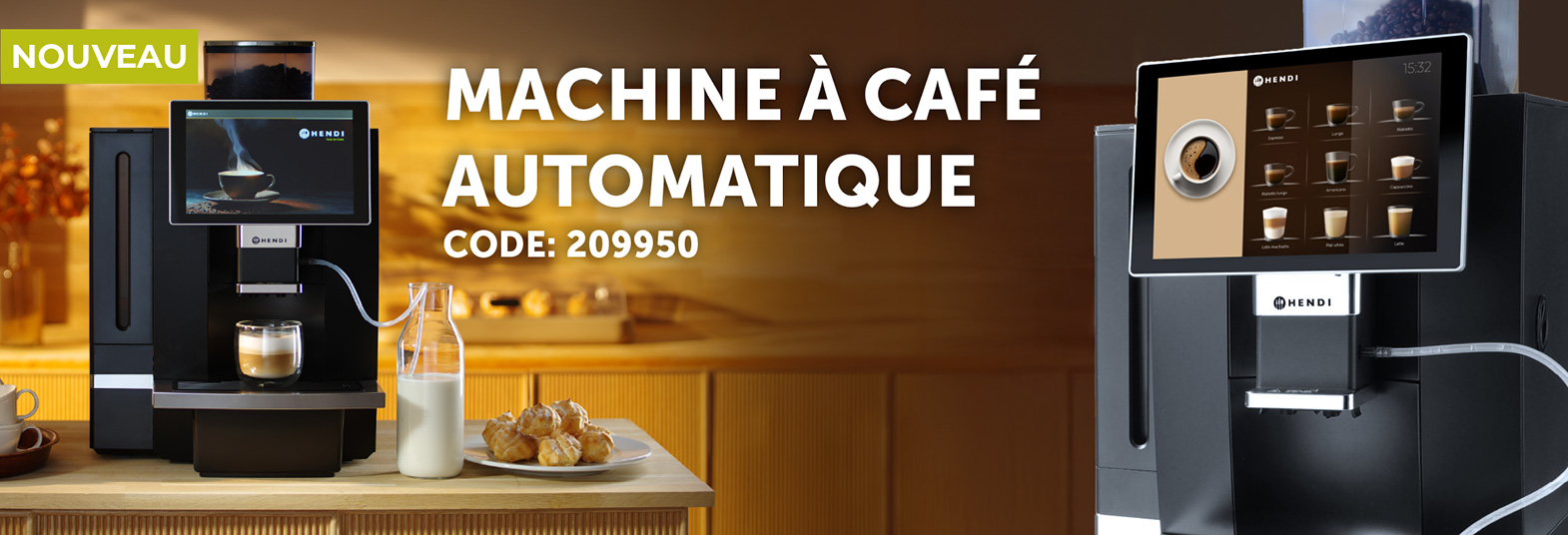 Machine à café automatique professionnelle pour établissement CHR