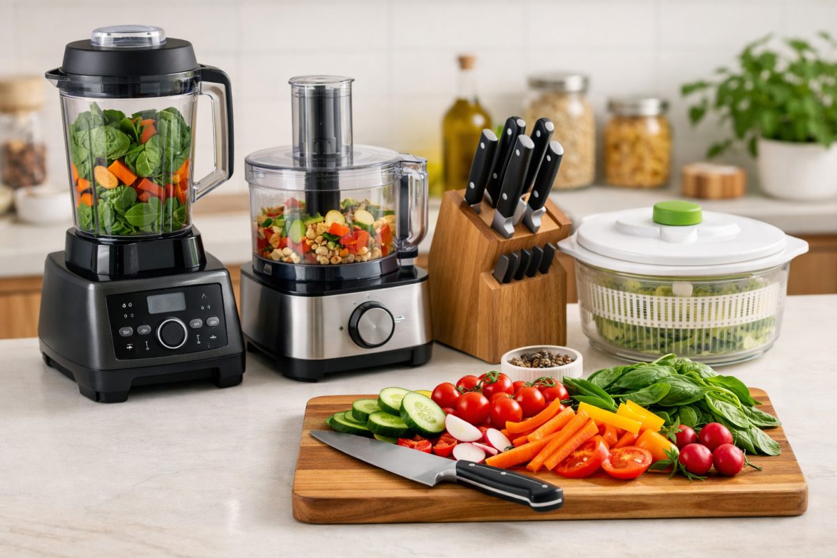 Top 5 des équipements pour se lancer dans la cuisine végétarienne ou vegan