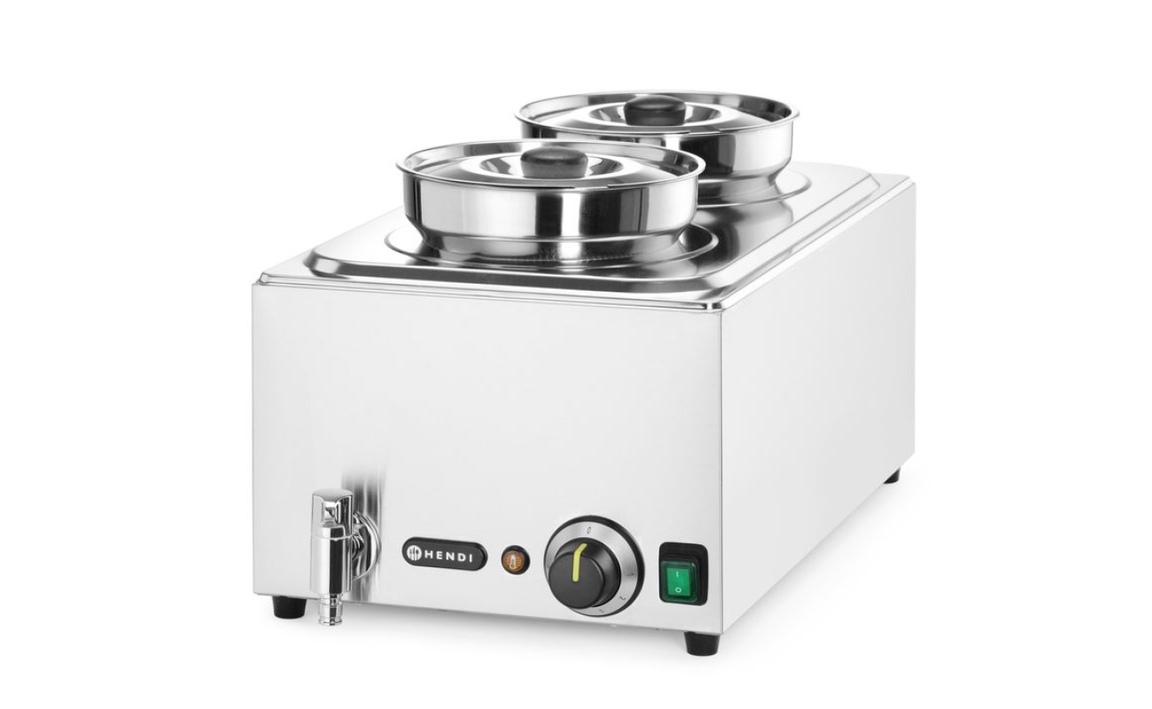 Set : Bain-marie Ranger + 2 bacs de 4L avec couvercle_2