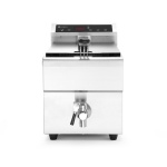 Friteuse à induction avec robinet de vidange - 8 l
