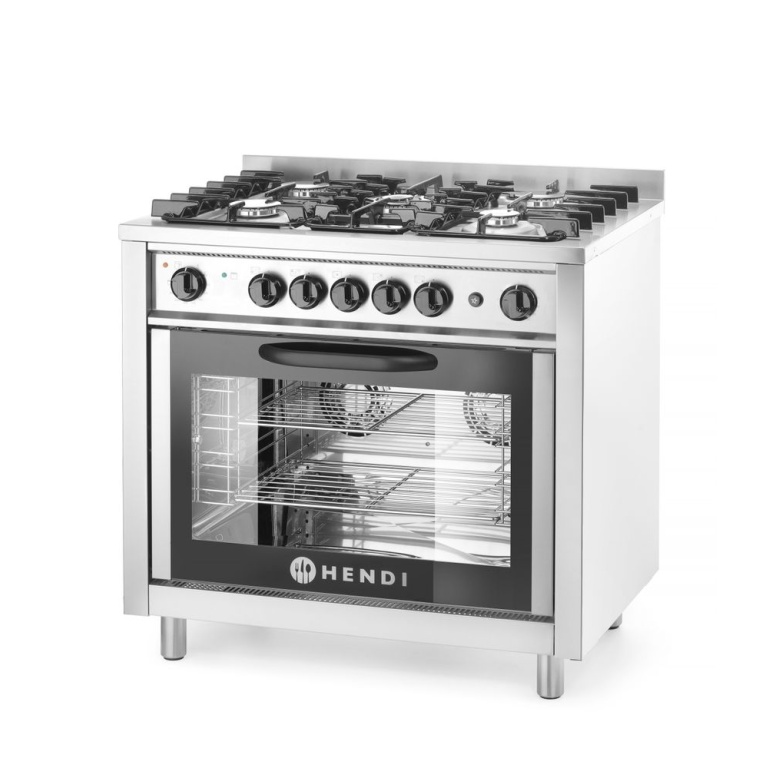 Cuisinière à gaz - 5 feux avec four électrique_2