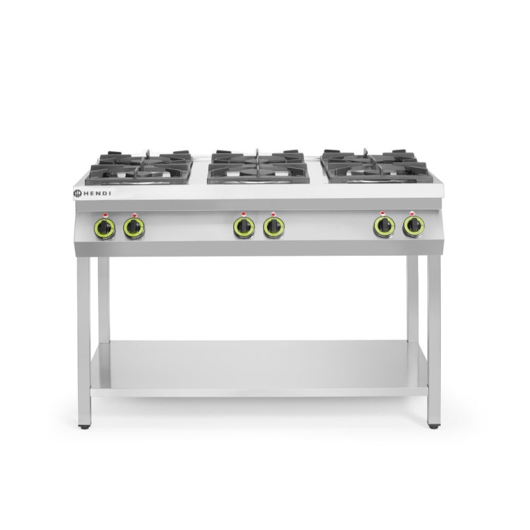 Cuisinière à gaz - 6 feux