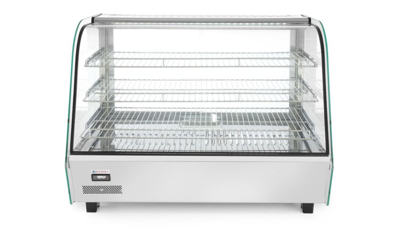 Vitrine de table chauffante