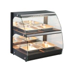 Vitrine de table chauffante quartz deux niveaux_3