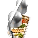 Portique chauffe-plat avec 2 lampes infrarouges_2