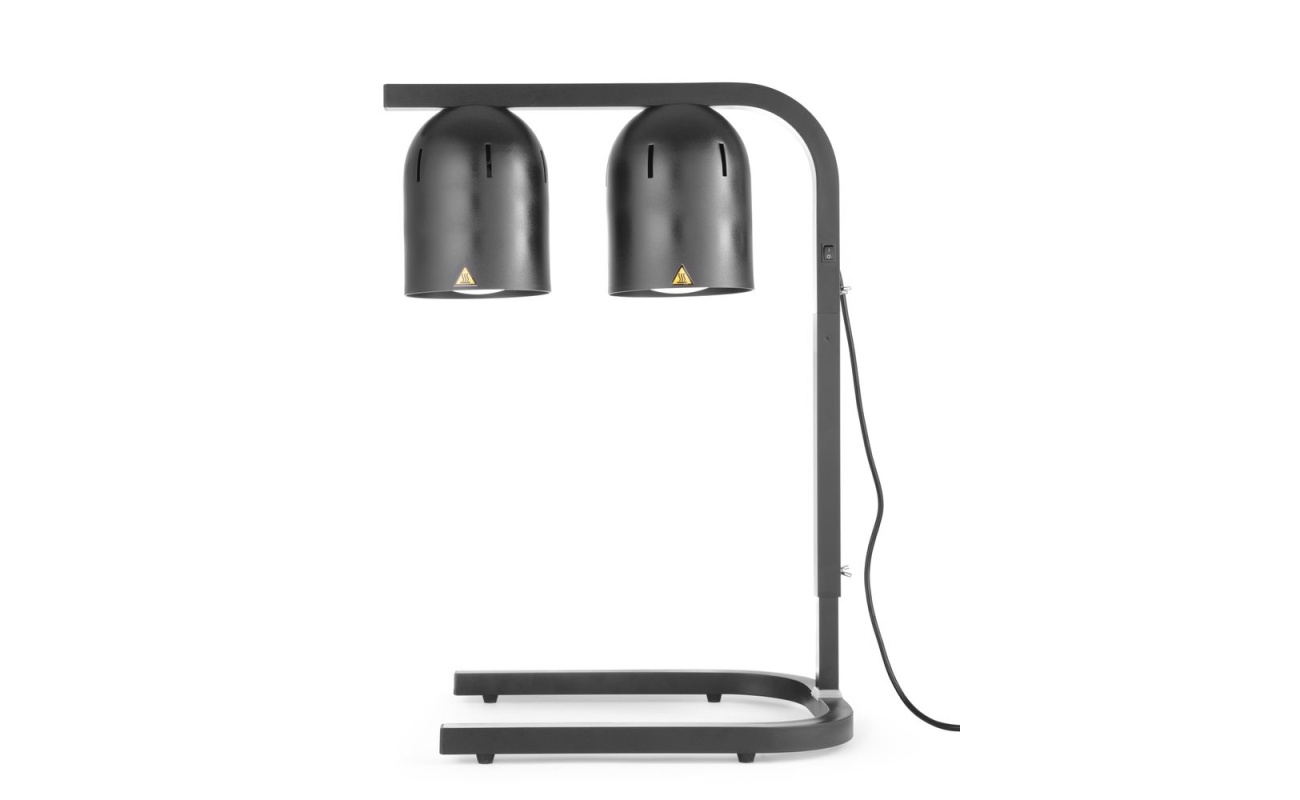 Portique chauffe-plat avec 2 lampes infrarouges