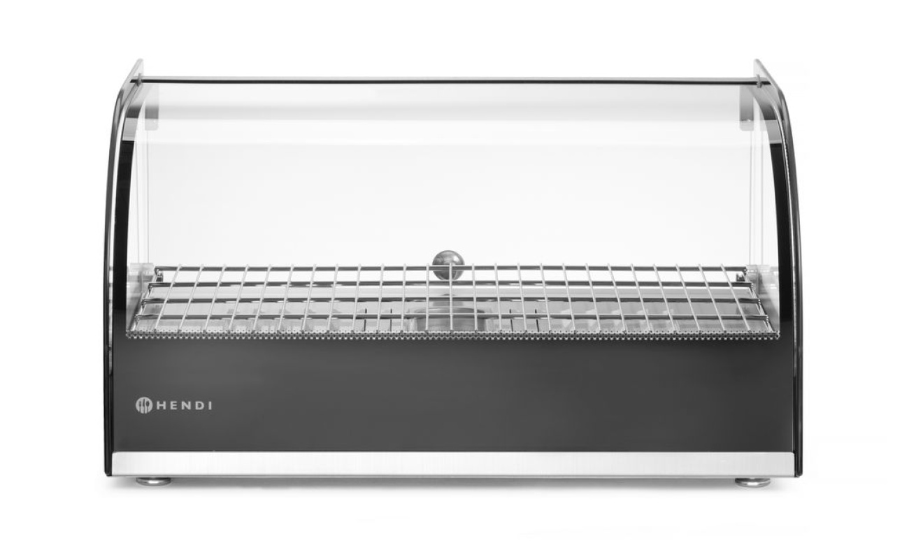 Vitrine de table chauffante