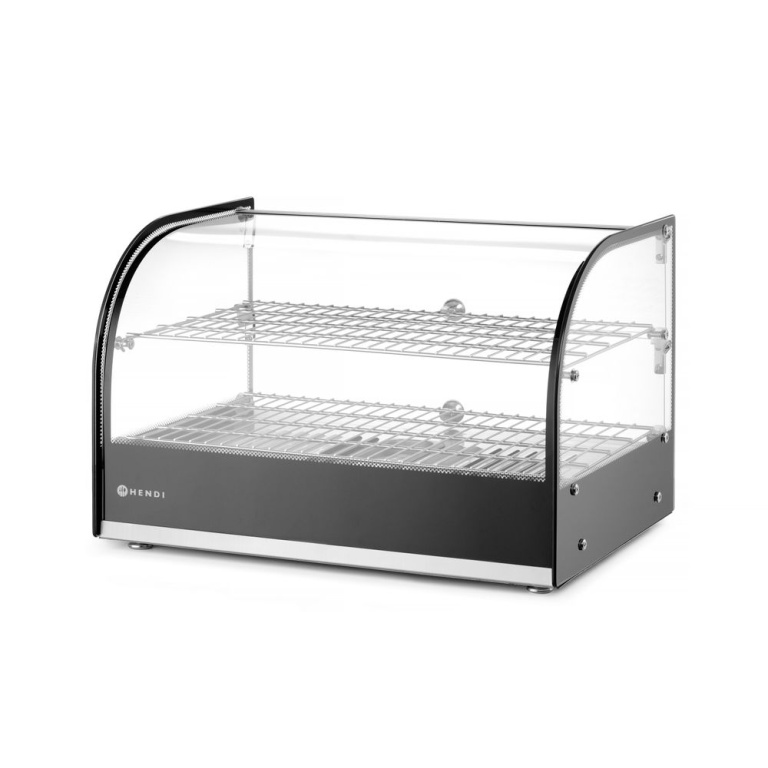 Vitrine de table chauffante deux niveaux_2