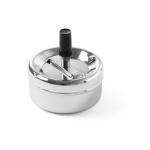 Cendrier avec bouton poussoir