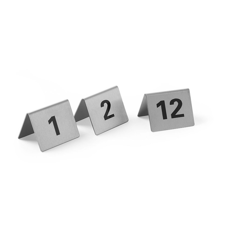 Chevalets de table numérotés